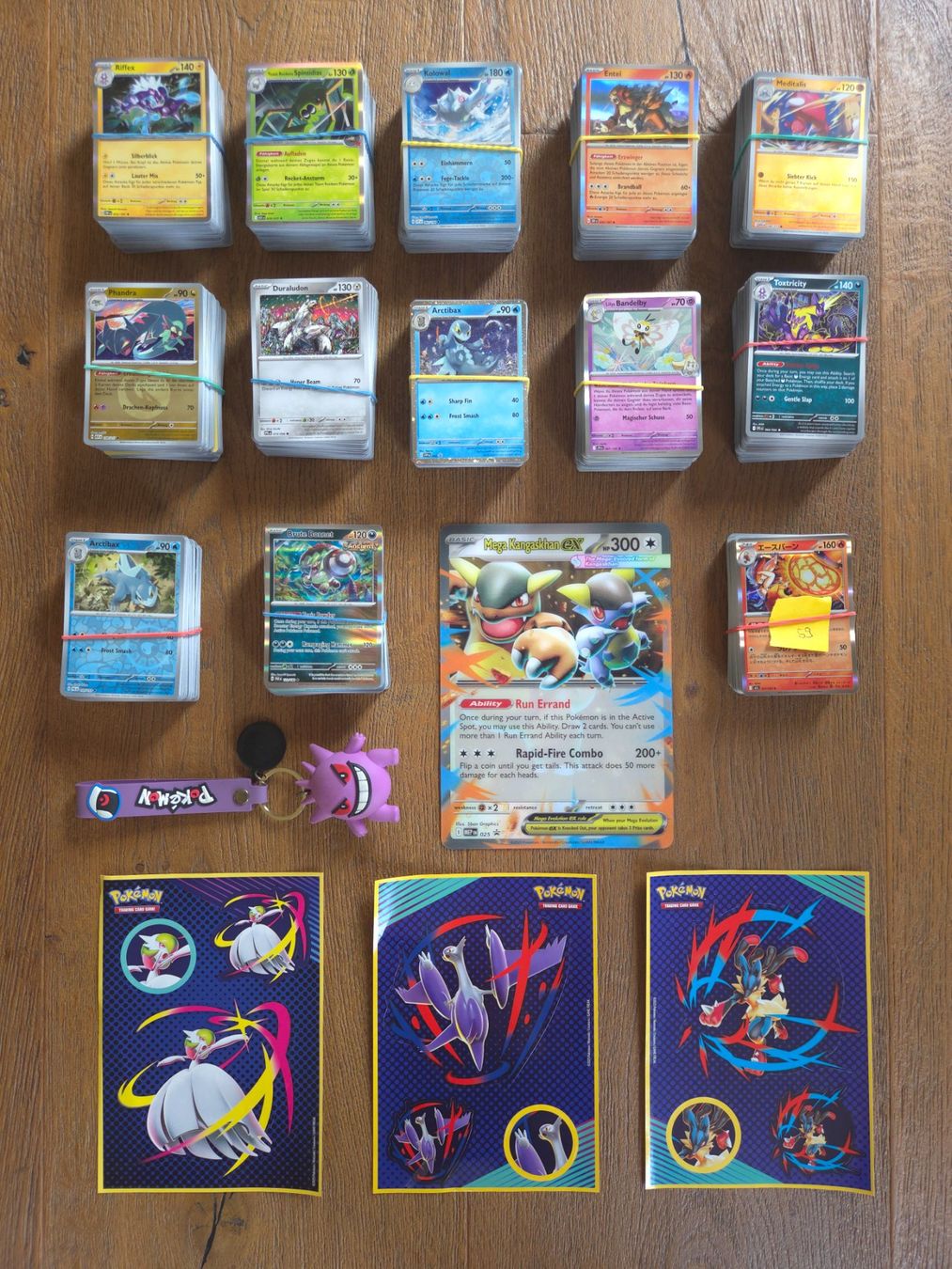 Pokémon Sammelbilder & Trading cards: Pokémon Sammelkarten mit Zubehör – Neu (gemäss Beschreibung) aus Kestenholz von Redog
