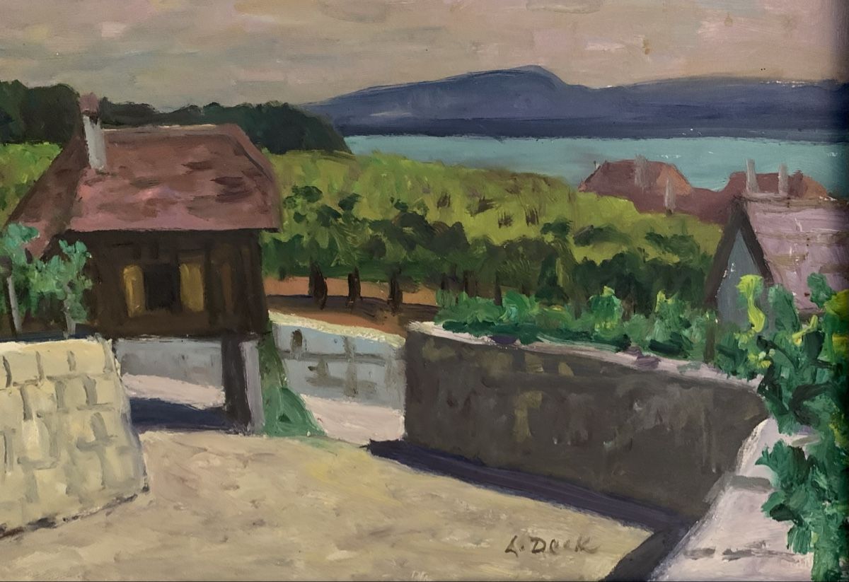 Dipinti: Schweizer Kunst - Leo DECK (1908-1997) – Usato da Düdingen venduto da polytropon_5 1