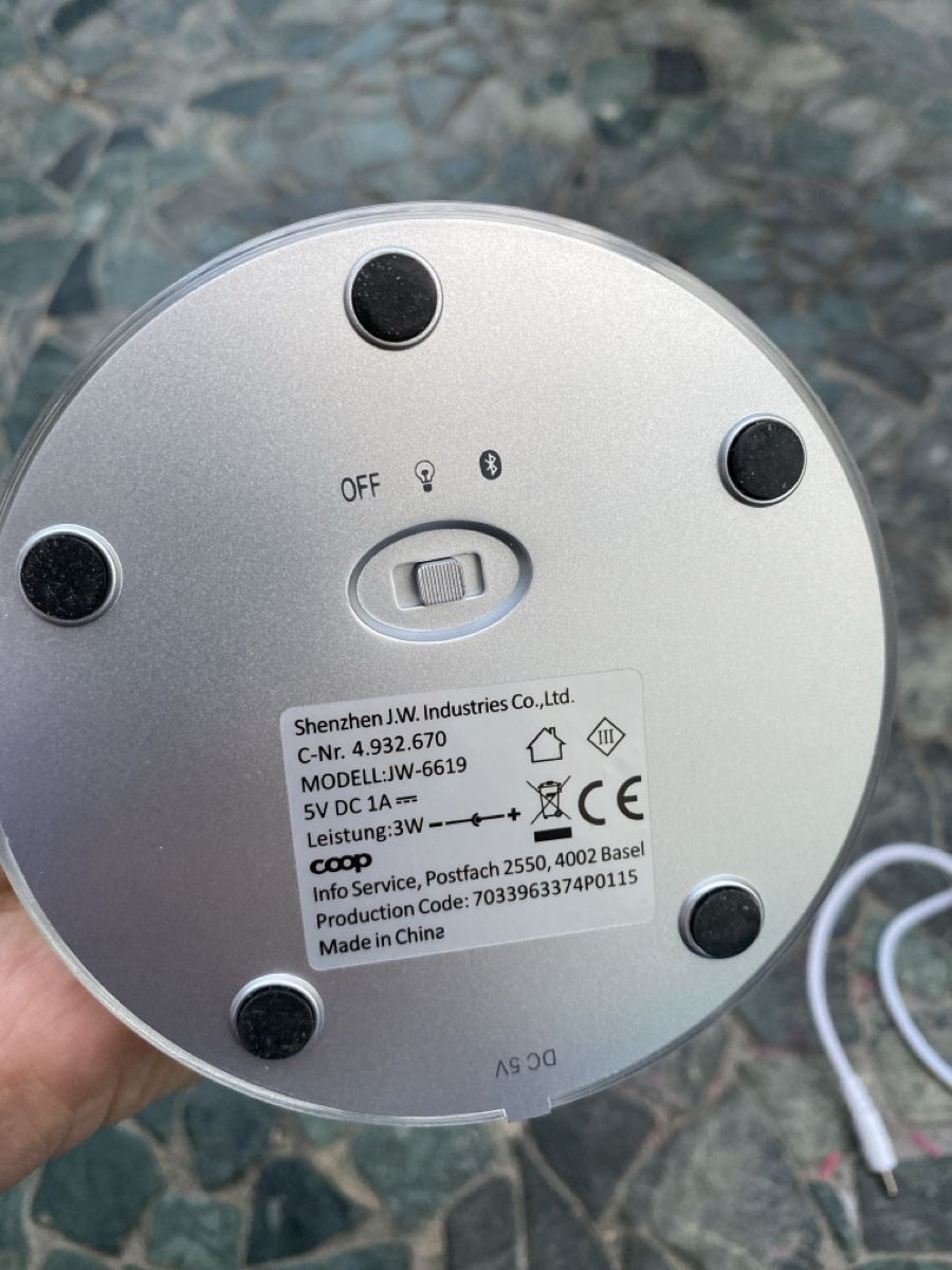 Casse acustiche: LED Stimmungslampe mit Bluetooth Lautsprecher – Usato da Meierskappel venduto da Tarmogoyf 3
