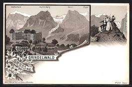 Litho Grindelwald, Hotel Grindelwald mit
