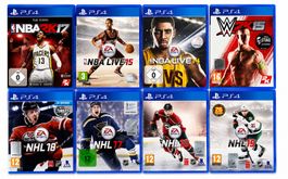 PS4 Sport Spiele Paket – 8 Spiele – guter Zustand