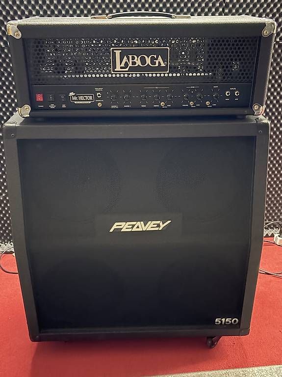 Strumenti musicali: Laboga Mr Hector 100W + Peavey 4x12 – Usato da Bätterkinden venduto da Lucasc