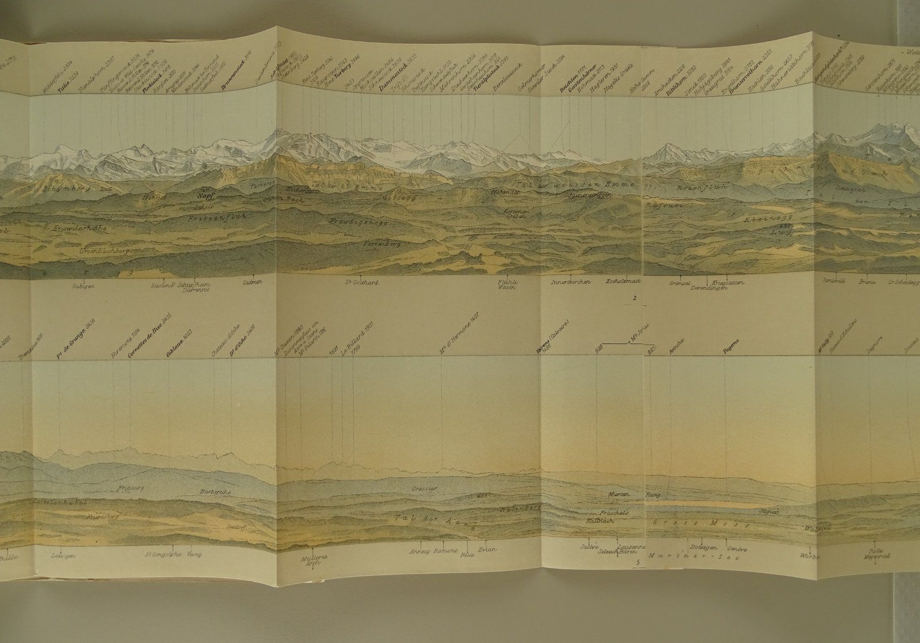 Incisioni: PANORAMA VOM WEISSENSTEIN 1904 – Usato da Grüningen venduto da Kartensammler 4