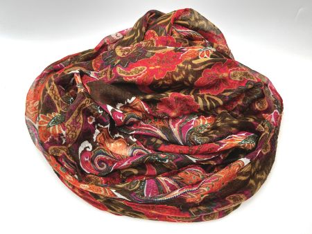Damen Schal mit Blumenmuster gebraucht