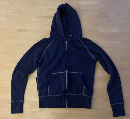 Dunkelblaue Kapuzenjacke, Grösse M – Muji - Perfekt Herbst!