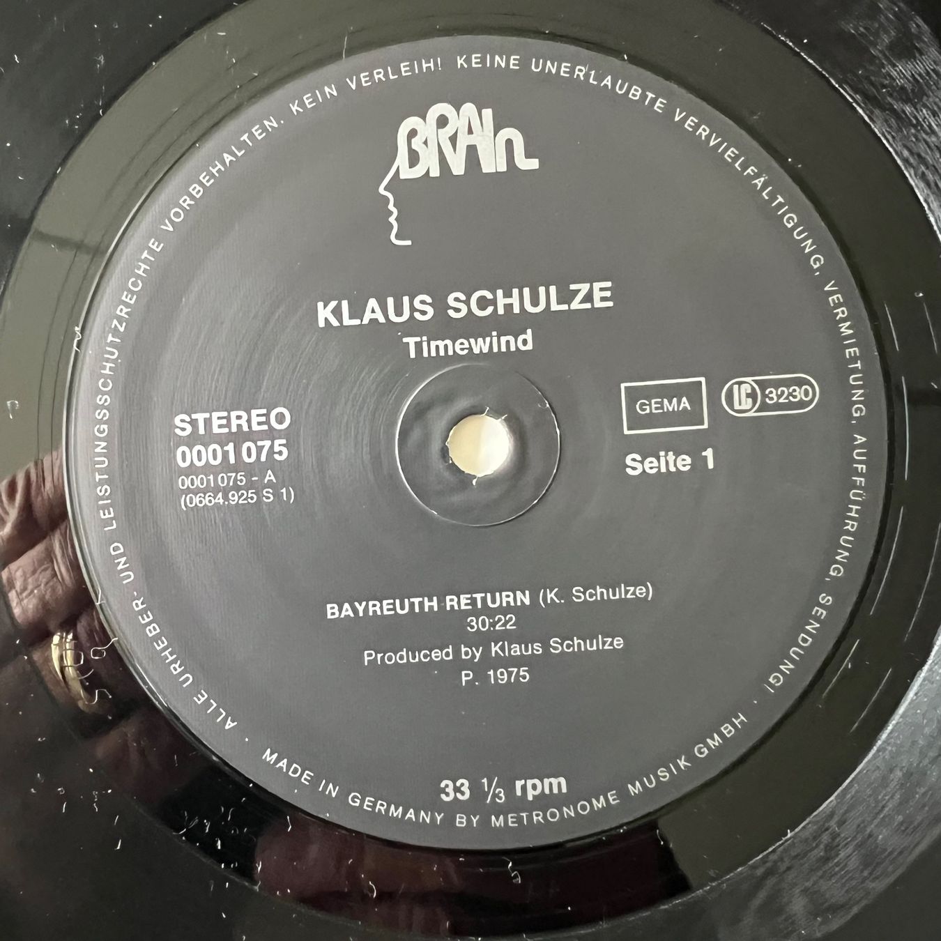 Dischi in vinile: Klaus Schulze - Timewind / D-Press. 1980 - Very nice Copy – Usato da Gais venduto da soundcave57 1