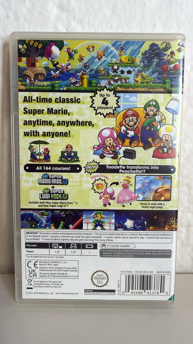 Nintendo Giochi: Super Mario Bros U Deluxe Nintendo Switch game – Usato da Ehrendingen venduto da bubulence 1