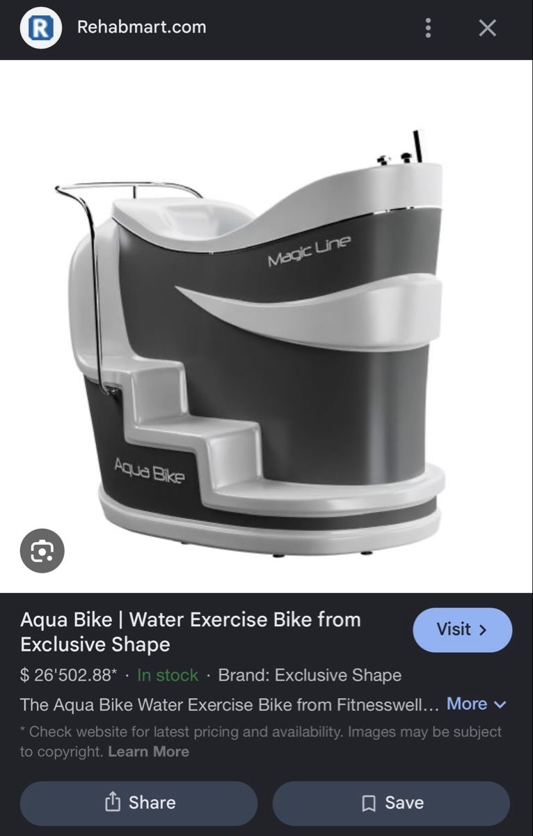Hometrainer: Aquabike Magic Line (braun) – Gebraucht aus uerikon von SITRRY4