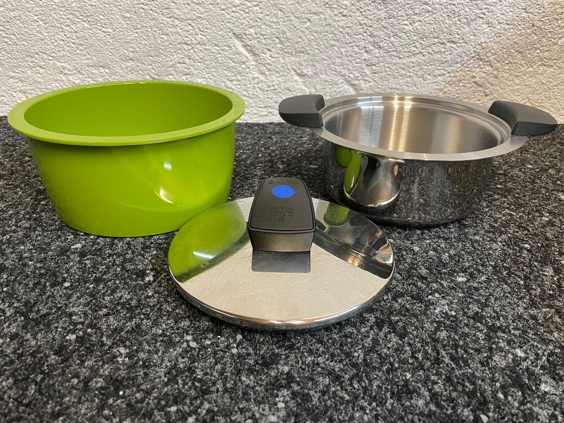 Kuhn Töpfe: HOTPAN Dampfkochtopf KUHN mit Einsatz neuwertig – Neu (gemäss Beschreibung) aus Sissach von Faeaegnaescht 1