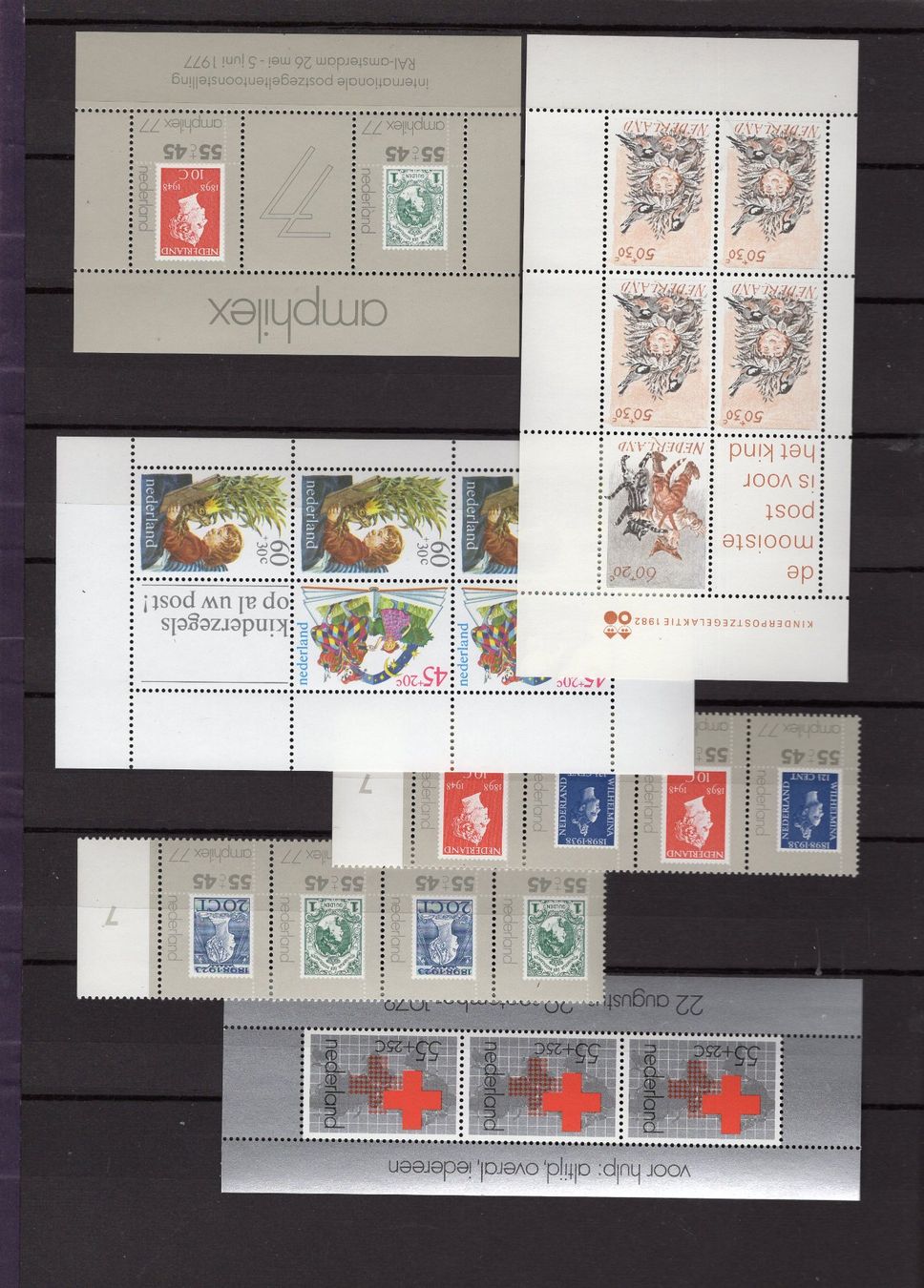 Alle Briefmarken: R6310  /  Pays-Bas 1977-1982 neufs XX – Neu (gemäss Beschreibung) aus Ste-Croix von MONT-TAGNAC