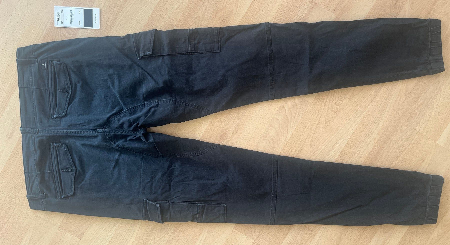 Jack & Jones Pantaloni: JACK&JONES, Cargohose, black, Gr. W32 L36 – Usato da Zürich venduto da fbsm 2