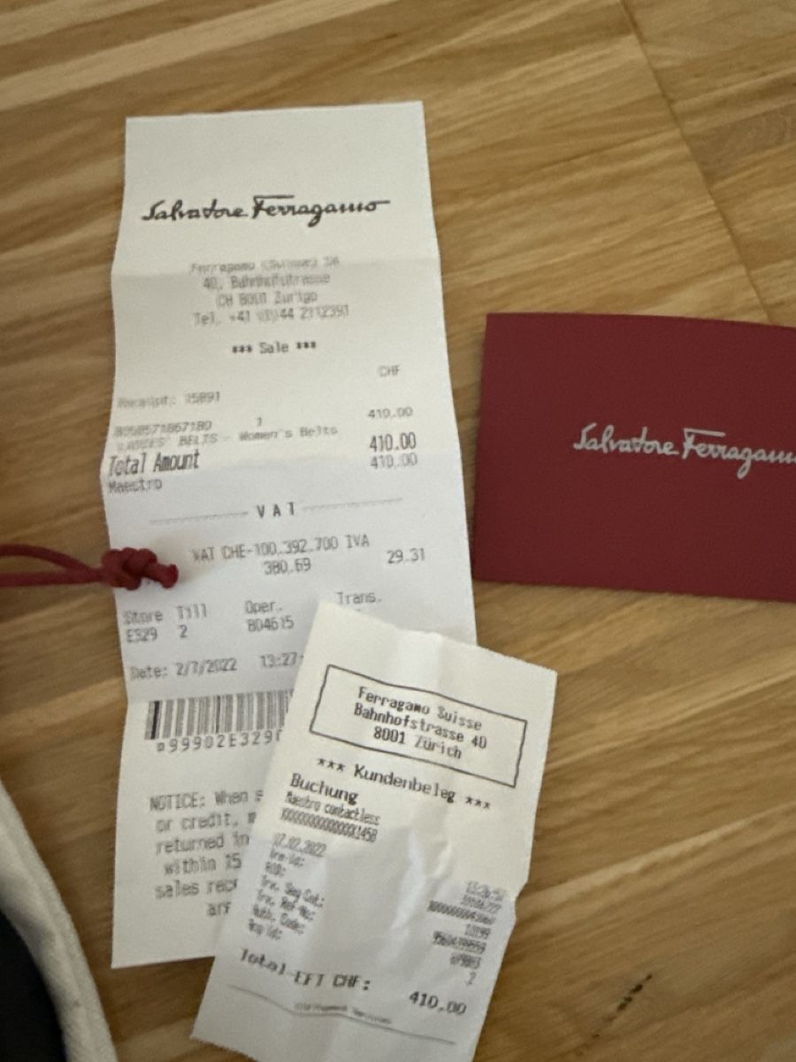 Salvatore Ferragamo Cinture: Salvatore Ferragammo Gürtel  – Usato da Menzingen venduto da ath_2byd 4