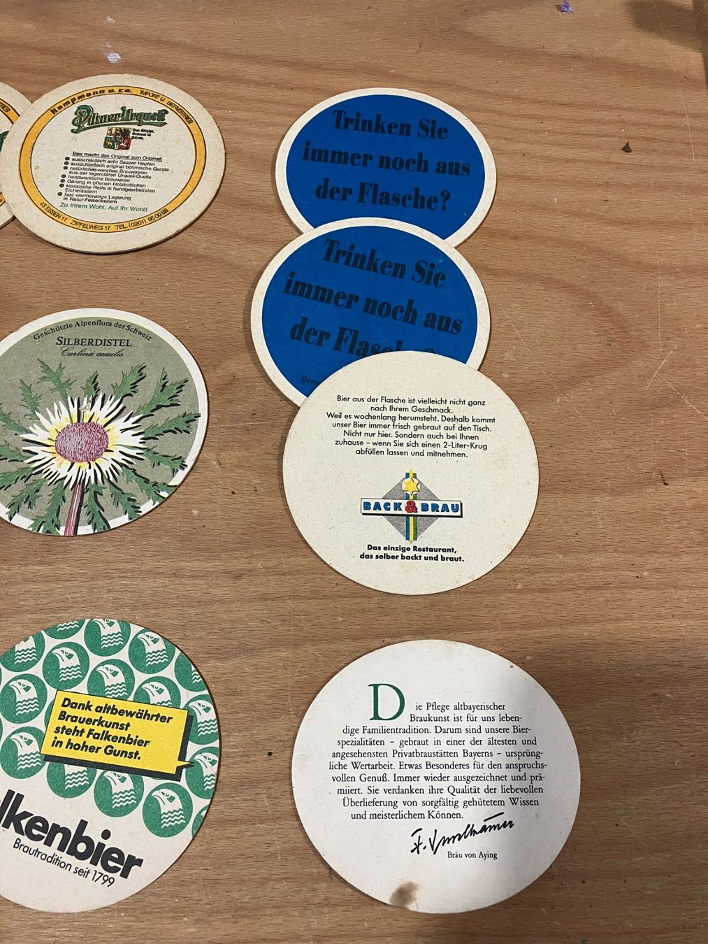 Untersetzer: Bierdeckel antik – Gebraucht aus Lindau von Caterpiller 6