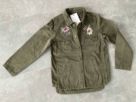 Hübsche Hemdjacke Name it Mädchen (neu Gr. 128)