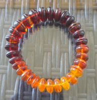 🧡 Bernstein Armband im Kaffeebohnen-Look