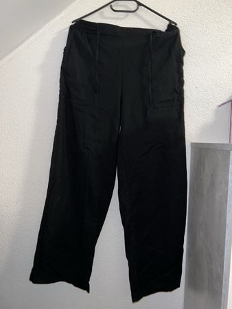 Schwarzi Stoffhose, XL Neu