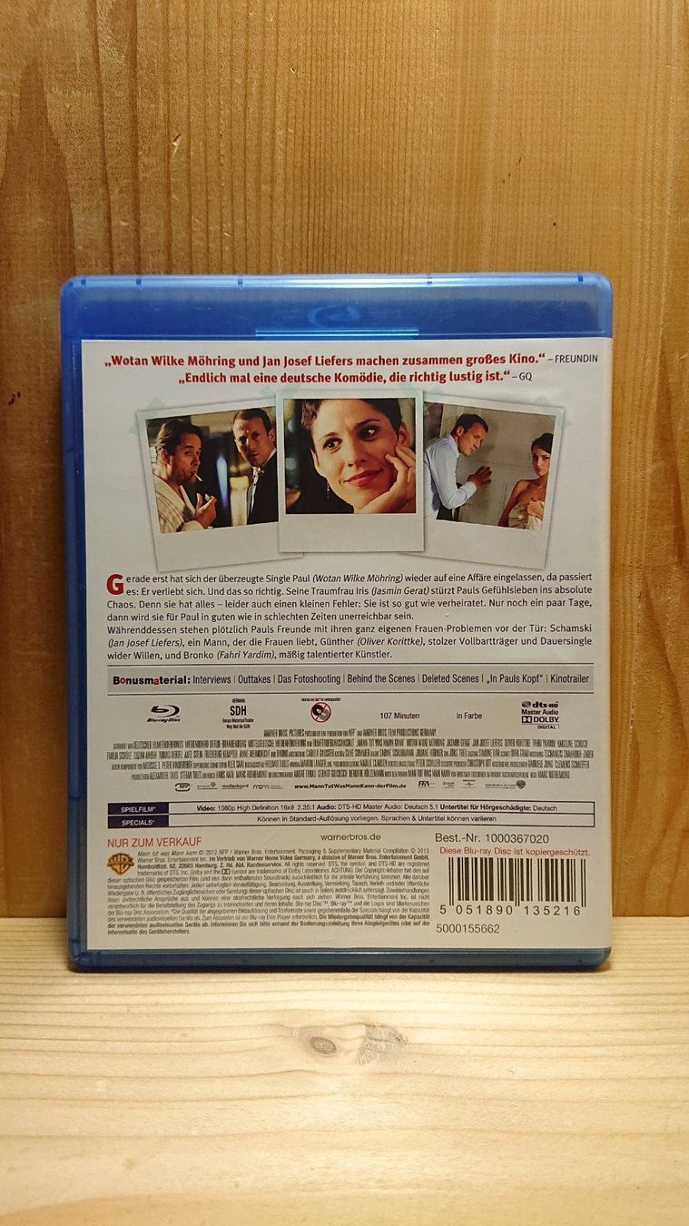 Tutti i DVDs: MANN TUT WAS MANN KANN Blu-Ray – Usato da Wilderswil venduto da Exebub 1