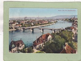 Basel Die drei Rheinbrücken 1926