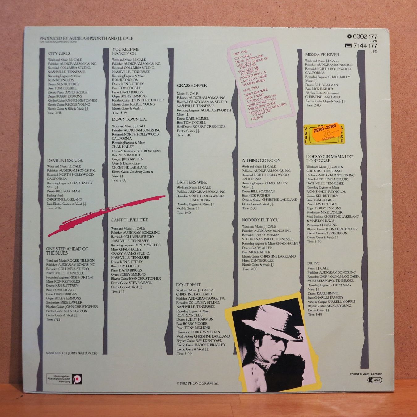 Schallplatten: J.J.Cale - Grasshopper / LP 1983 – Gebraucht aus Zürich von Naim60 1