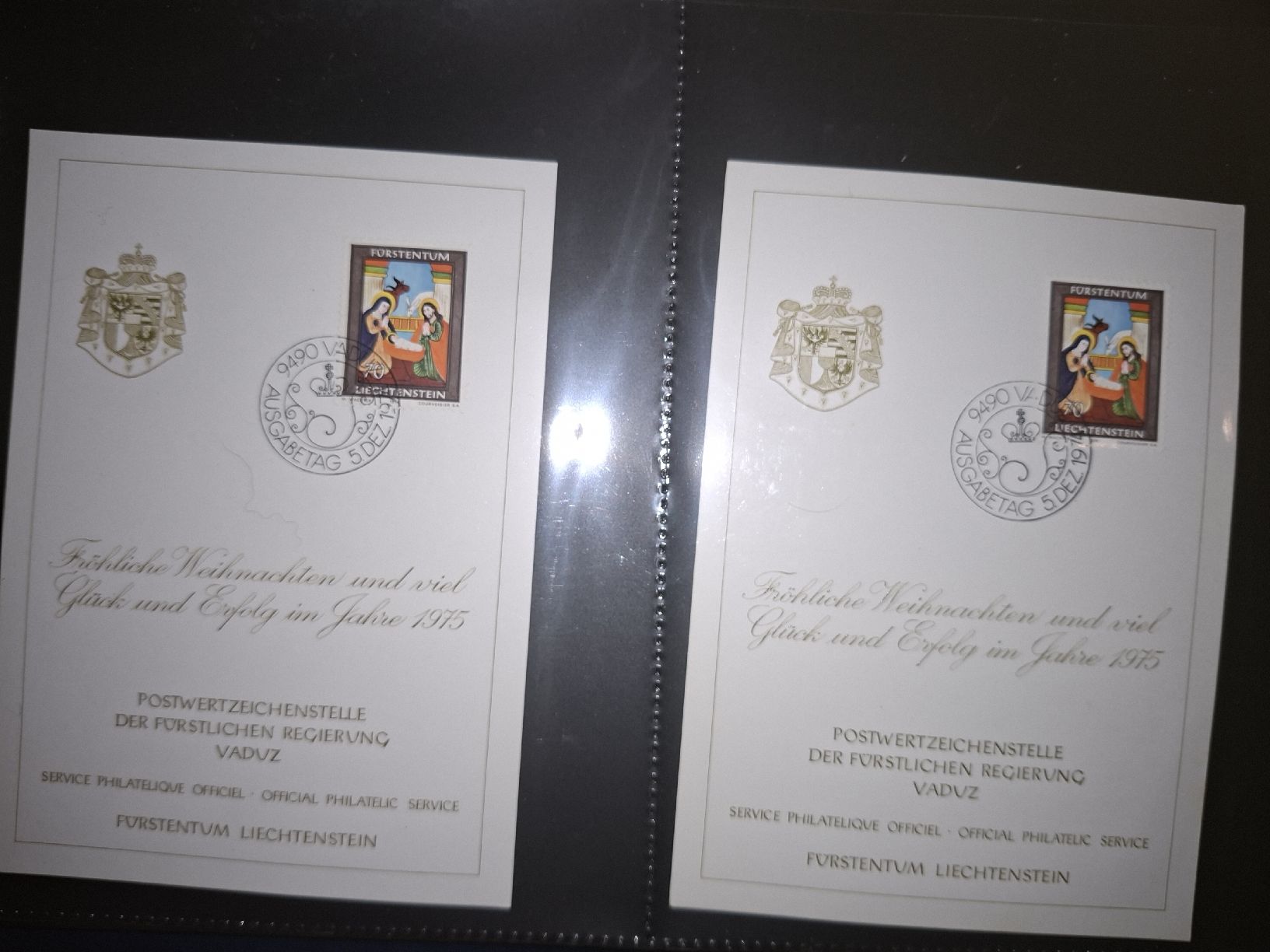 Tutti i francobolli: Briefmarkensammlung Liechtenstein Div. Marken / Briefe  – Usato da Balgach venduto da SIMEON27 4
