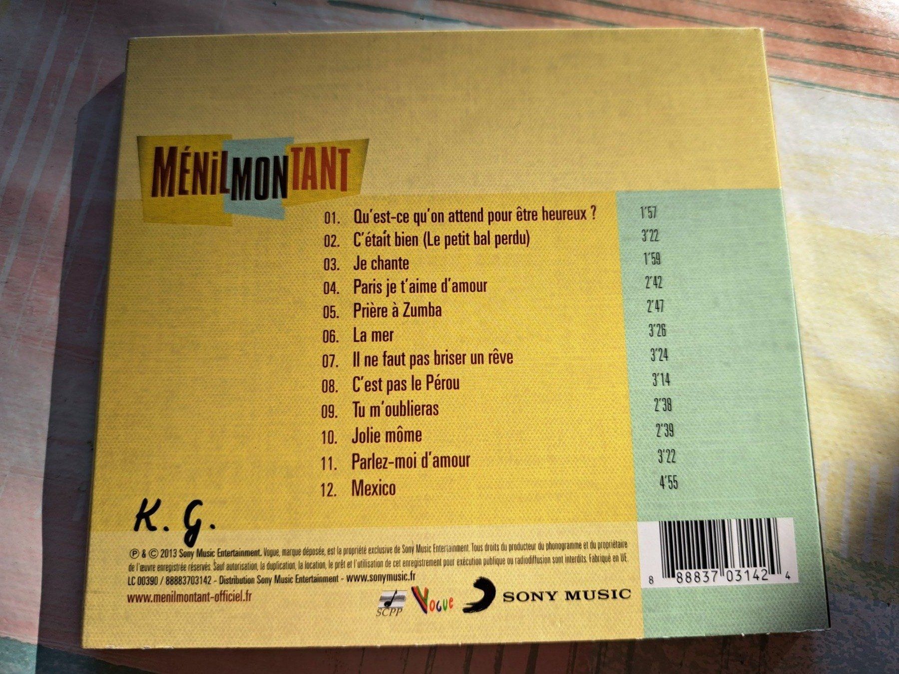 CDs: Cd MénilMonTant – D'occasion à Pully par bro_n52j 1
