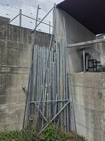 Verzinkte Rohre Zaunbau Durchmesser 6cm