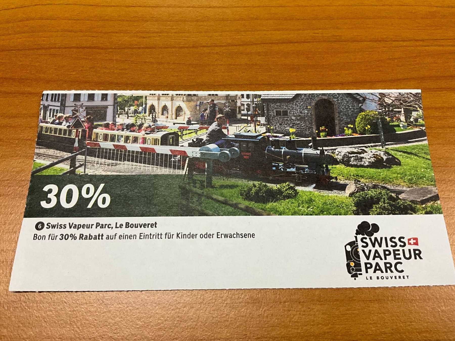 Buoni: 30% Rabatt auf Swiss Vapeur Parc Eintritt – Nuovo e nell'imballaggio originale da Basel venduto da AlSe97