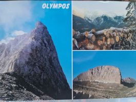 Olympus Postkarte Griechenland Berge