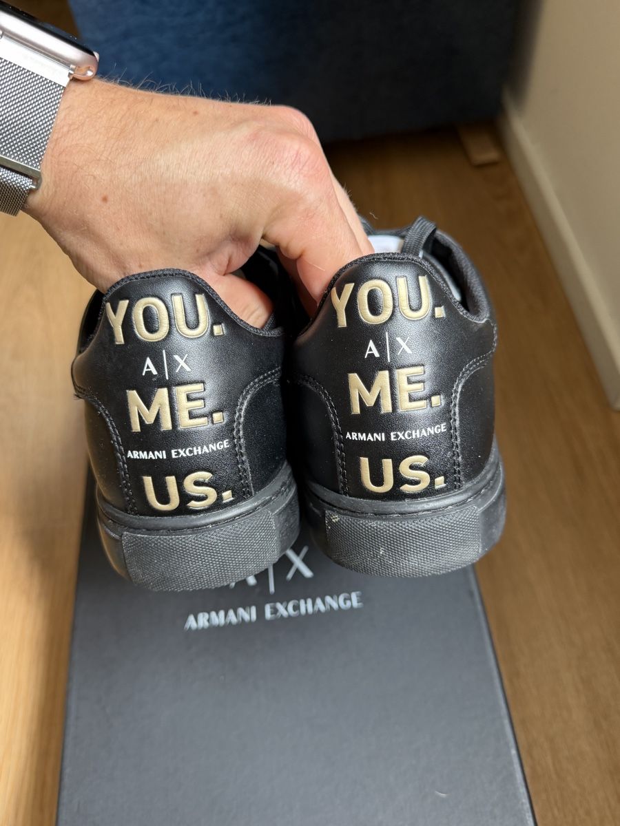 Armani Scarpe da uomo: Armani Exchange A|X Sneaker Schwarz Gr. 43 mit Originalbox – Nuovo e nell'imballaggio originale da Luzern venduto da pes_z8wz 3