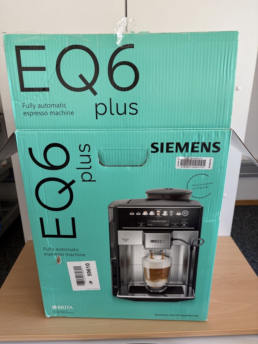 Siemens Machines à café & Machines à expresso: Siemens EQ 6 S700 Kaffeevollautomat – Neuf (Voir description) à Lätti par Colt442 3