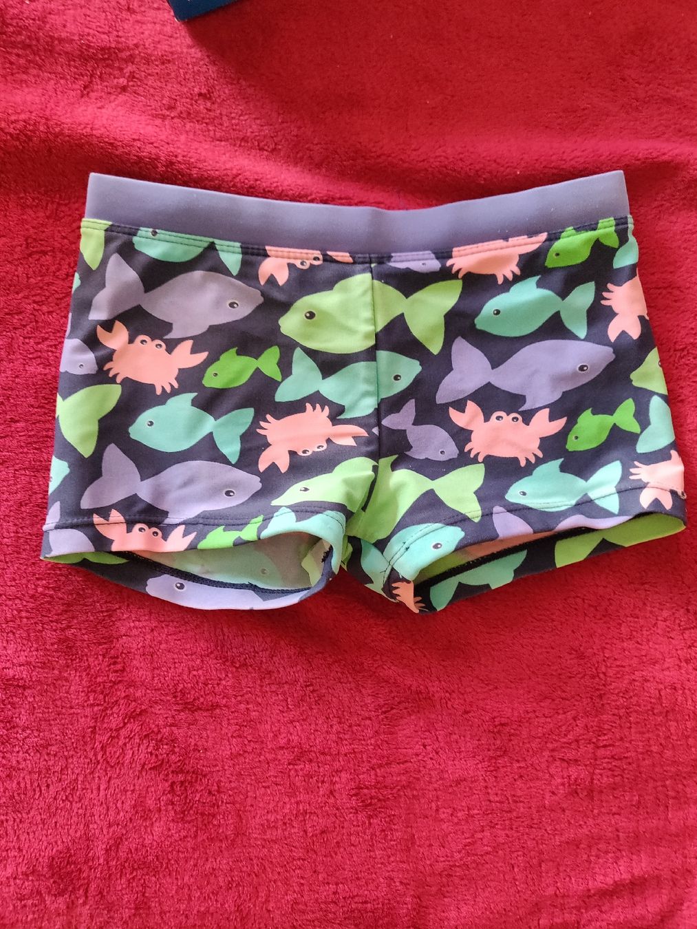 Caleçons de bain: Pusblu Badehose Grösse 104 Fischmuster – D'occasion à Baden par vongillus
