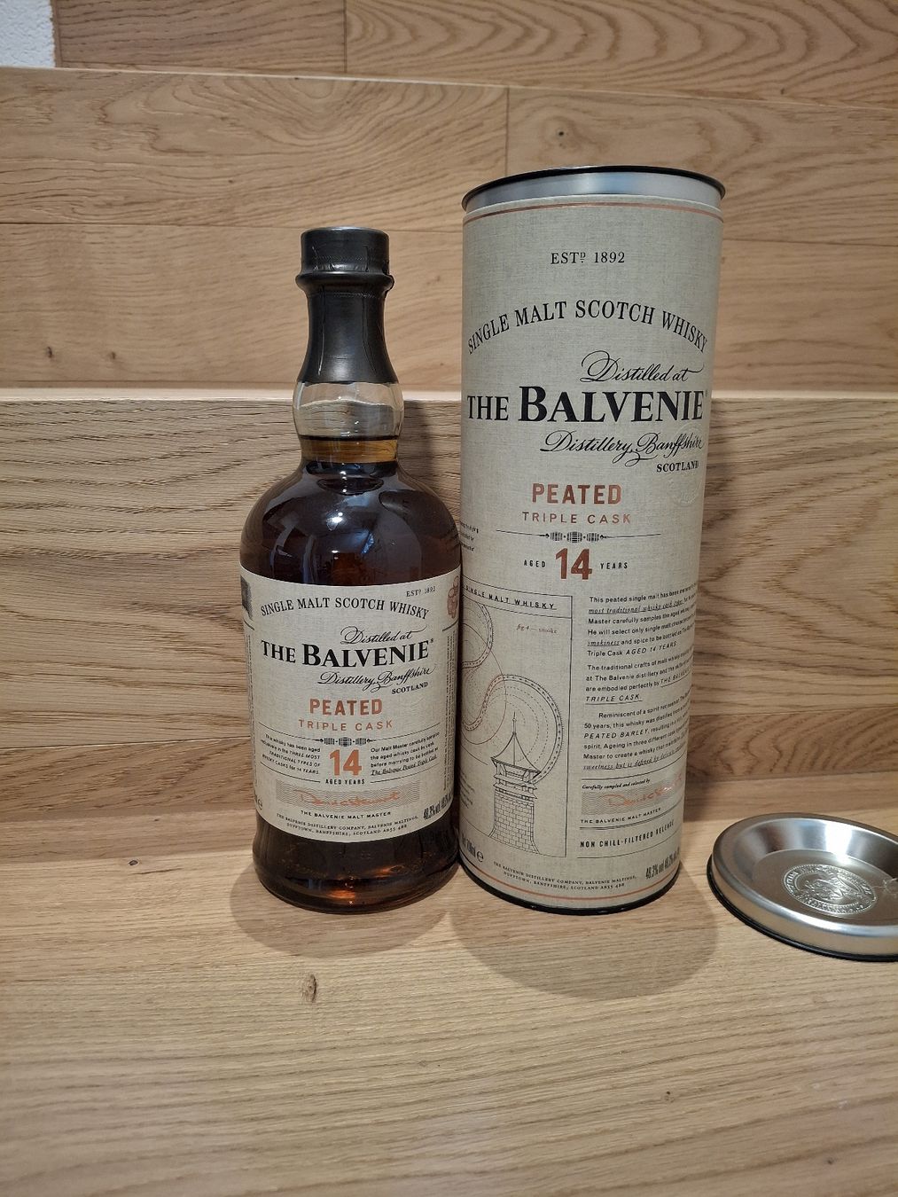 Balvenie Bevande alcoliche: The Balvenie Peated Triple Cask 14 – Nuovo e nell'imballaggio originale da Steffisburg venduto da JackieJ