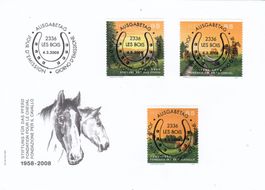 1259-1261 FDC Juralandschaft Vollstempel Les Bois 4.3.2008