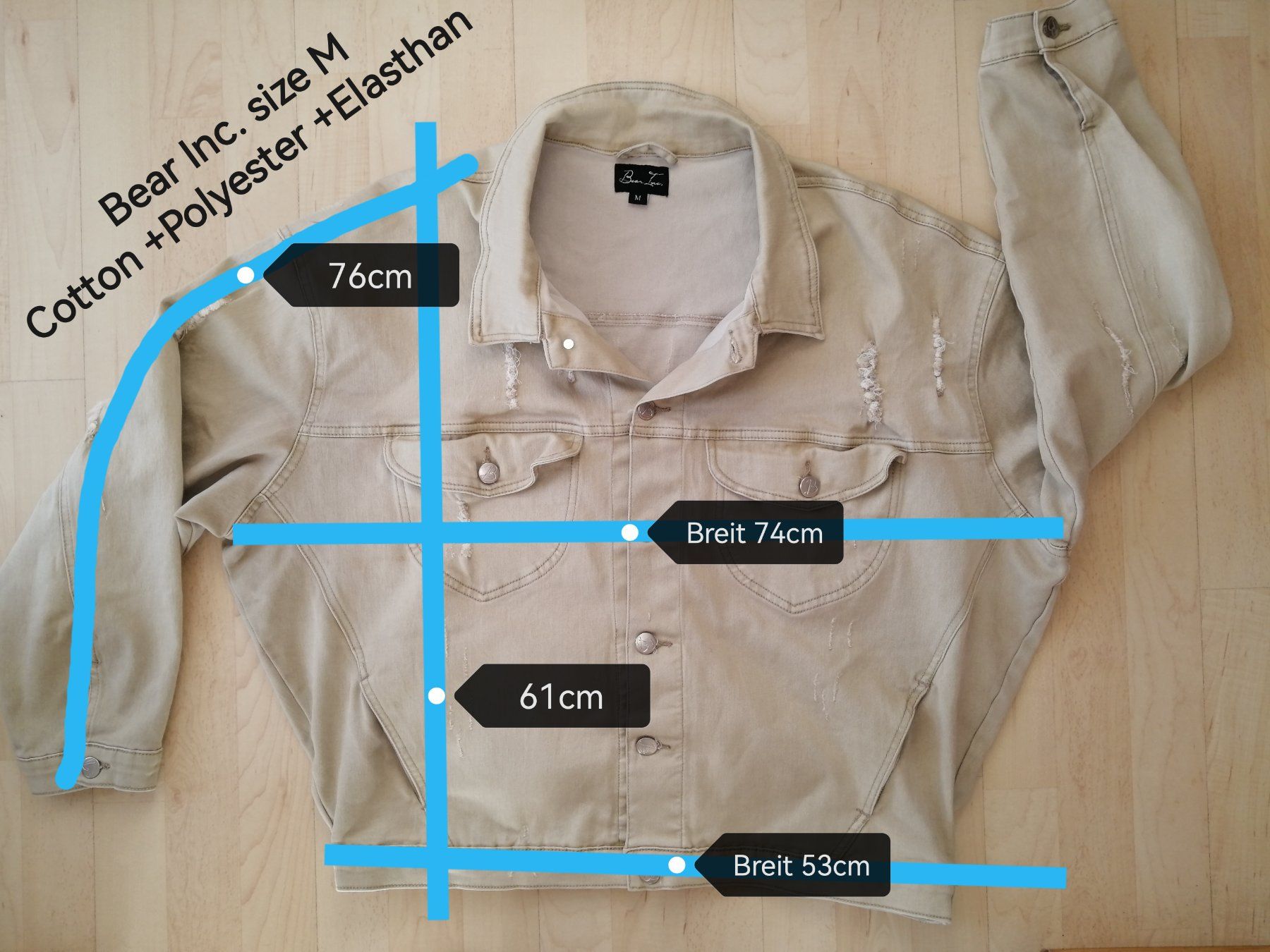 Vestes: Oversize Jeansjacke Size M – D'occasion à Buchrain par nat_pl5p 8
