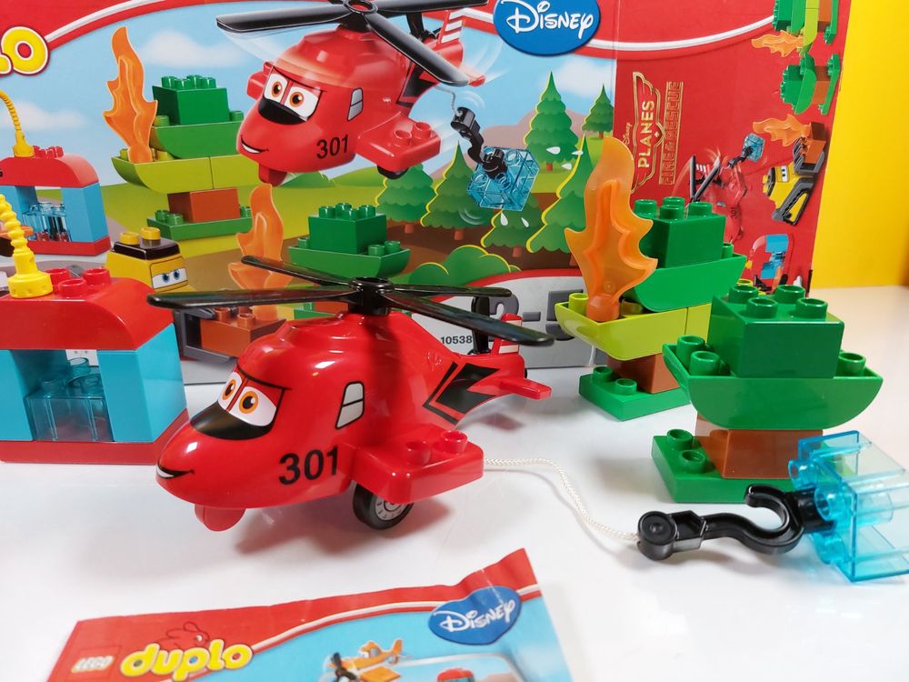 Lego Duplo 10538 Planes Feuerwehr Rettungsteam Inkl. OVP,BA (Gebraucht ...
