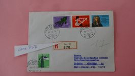 FARDÜN / GR  R-Brief R-Zettel ohne PLZ s. selten 16.2.76  33
