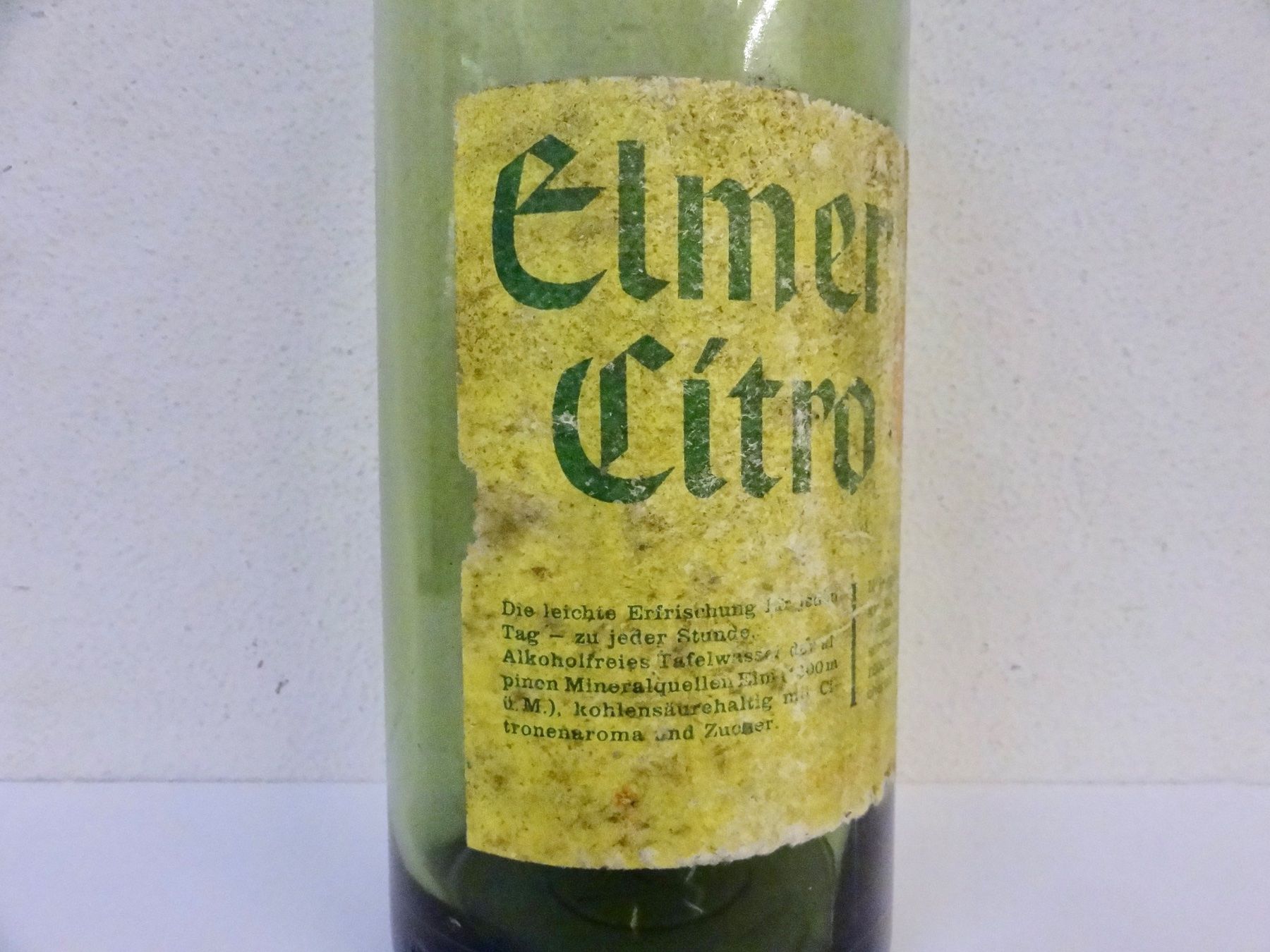 Gläser, Krüge & Flaschen: alte Flasche ELMER CITRO 1955 BÜLACH – Gebraucht aus Kerzers von Flaschenposten 3