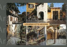 AK color Locarno TI Città Vecchia 6-Bild ≈ 1980