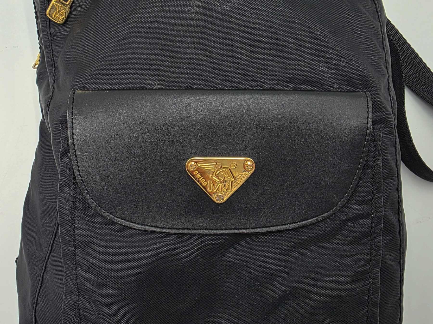 Maison Mollerus Zaini: Maison Mollerus Rucksack - schwarz, Gold - Ref. 06/51 – Usato da Au ZH venduto da BrockiAu 3