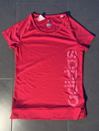 Adidas Mädchen Sportshirt, Grösse 164 Rot/Pink