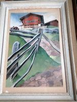 Aquarelle Eric Coulon affichiste 1888-1956.