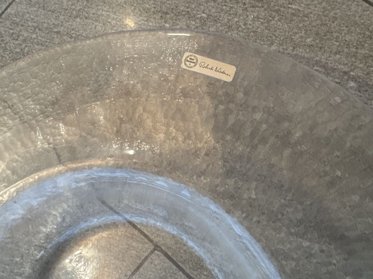 Glasi Hergiswil Bicchieri: Grosse Glasschale MARE 50cm ROBERTO NIEDERER – Usato da Zürich venduto da azi_93g1 2