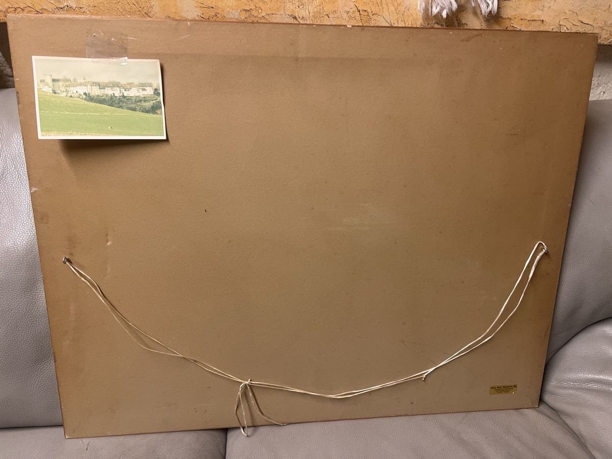 Dipinti: Gemälde M. Greuter , Original mit Rahmen 78x60cm – Usato da Rorschach venduto da TimelessTrading 3