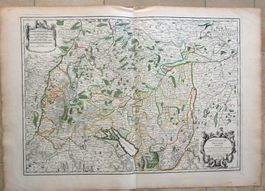 Schwaben Karte mit Bodensee von Jaillot 1703