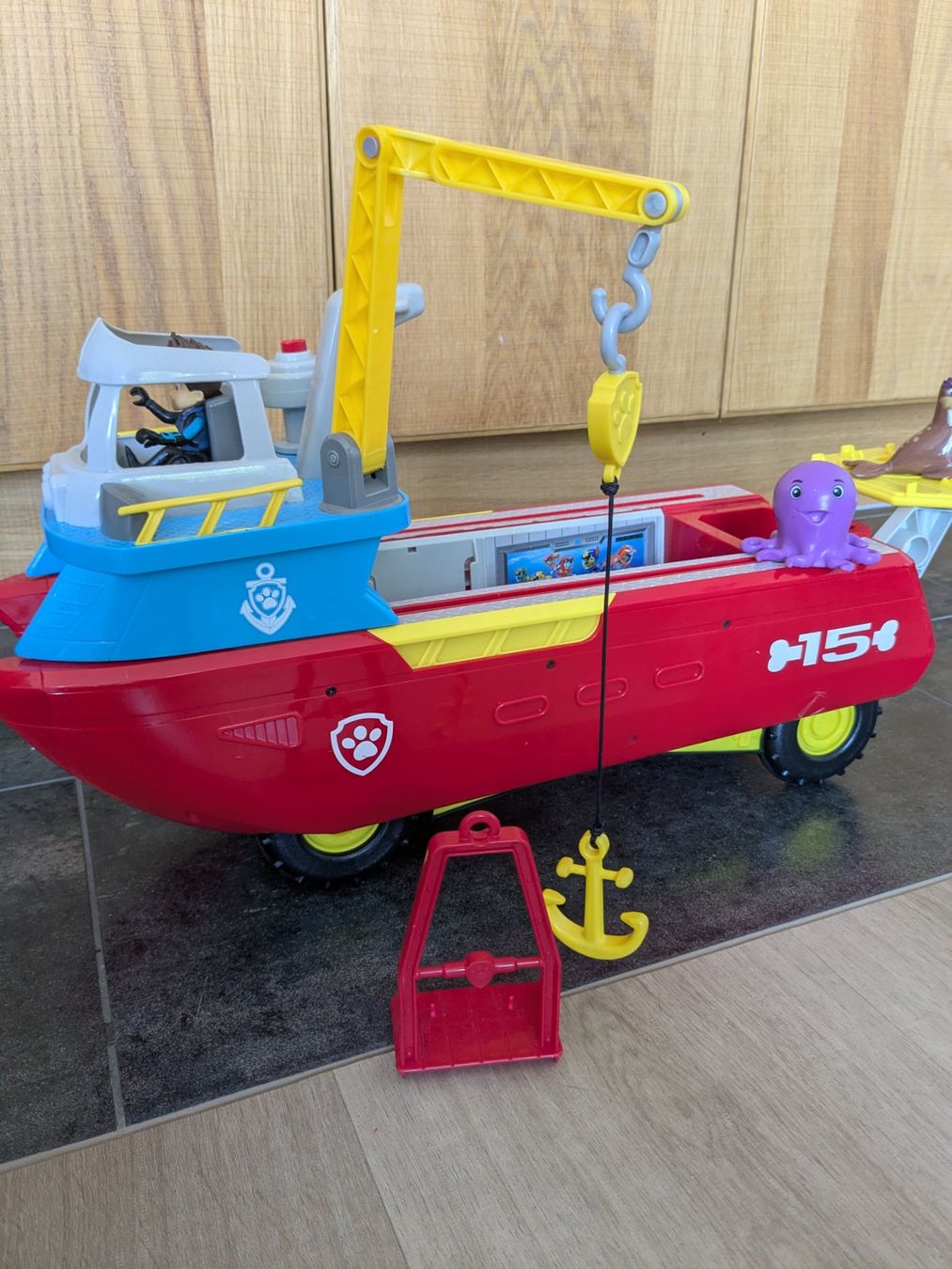 Giocattoli: Paw Patrol "Sea Patroller" Rettungsschiff inkl. Ryder & Tier – Usato da Oetwil am See venduto da madtrash 4