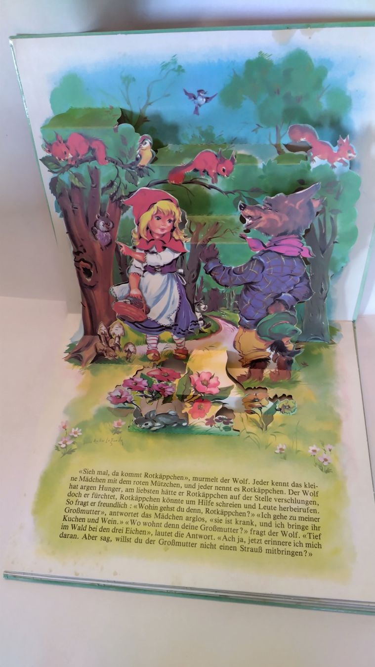 Libri: Panorama Pop-Up Buch / Rotkäppchen Märchen ab Fr. 8.- – Usato da Bellach venduto da JingleJerry 2