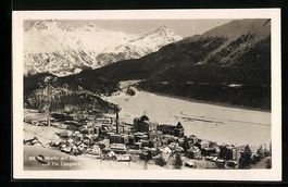 St. Moritz, Generalansicht mit Piz Murai