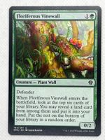 Floriferous Vinewall Magic Karte - Top Zustand - Selten!