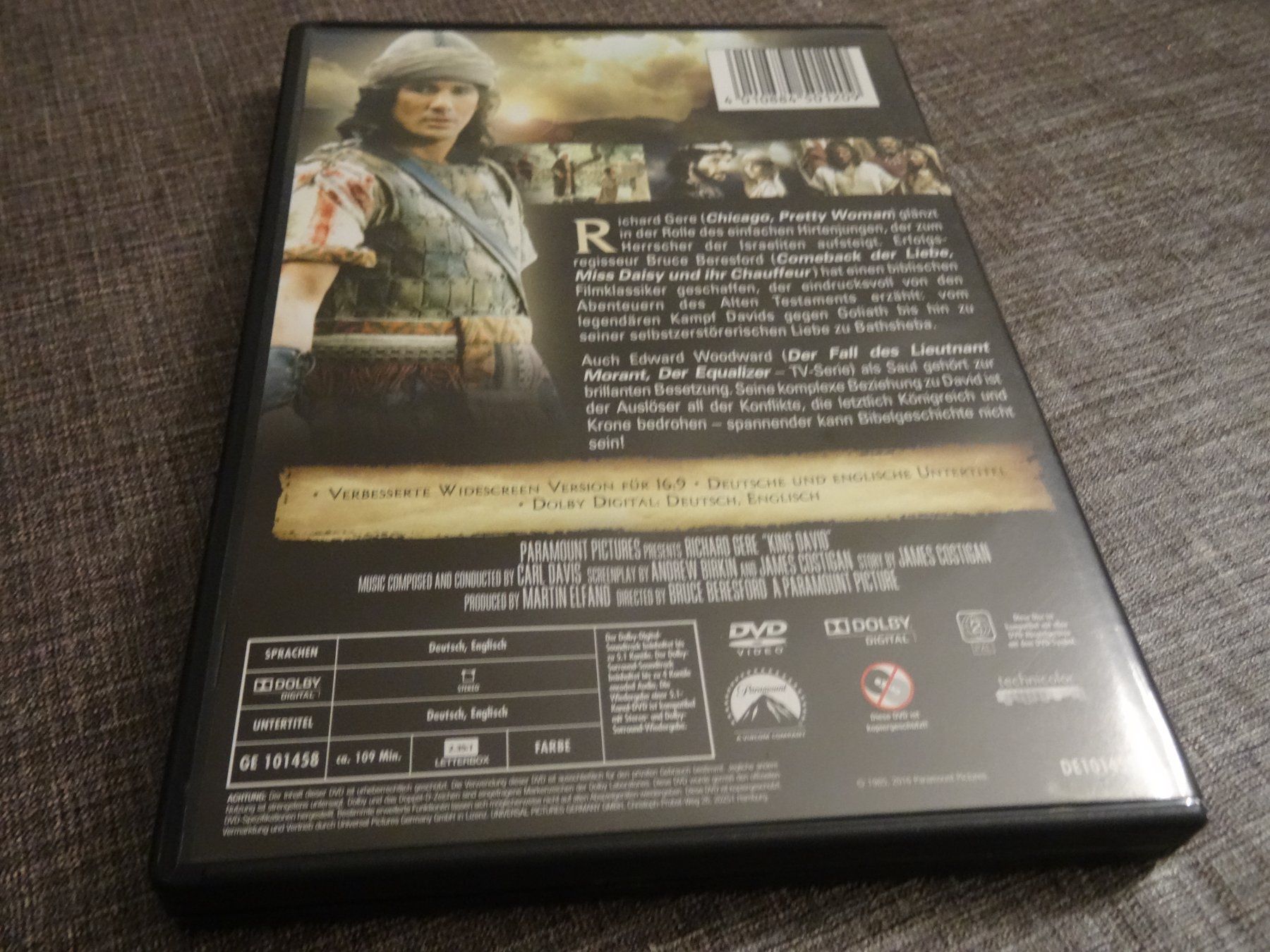 Alle DVDs: DVD König David Richard Gere – Gebraucht aus Olten von Disc-Verkauf 2