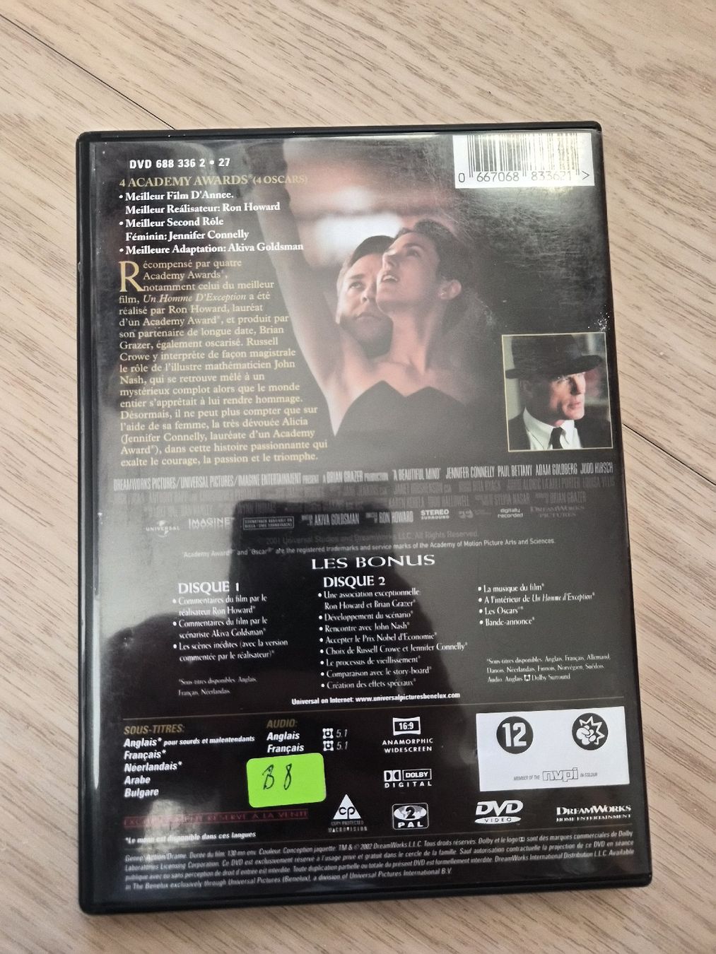 Alle DVDs: DVD Un Homme D'Exception - Edition Deluxe – Gebraucht aus La Joux FR von car_ck96 3